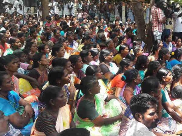 Police arrest 199 people who protested against ONGC Police arrest 199 people who protested against ONGC