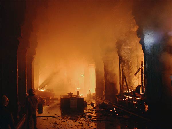Pasupatheeswarar Sannathi roof collapsed in Madurai Pasupatheeswarar Sannathi roof collapsed in Madurai