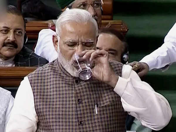 Opposition shouting throughout the Modi speech Opposition shouting throughout the Modi speech