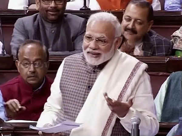 Modi gives a fitting reply to Renuka Chowdhury's cackle in Rajya Sabha Modi gives a fitting reply to Renuka Chowdhury's cackle in Rajya Sabha