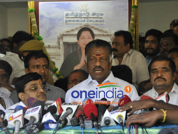 OPS says that Karnataka CM not gives appointment for talks OPS says that Karnataka CM not gives appointment for talks