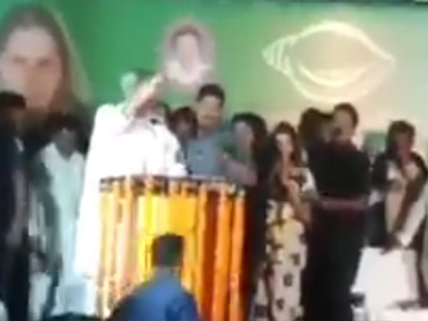 Shoes hurled at Odisha CM during Bijepur bypoll campaigning Shoes hurled at Odisha CM during Bijepur bypoll campaigning