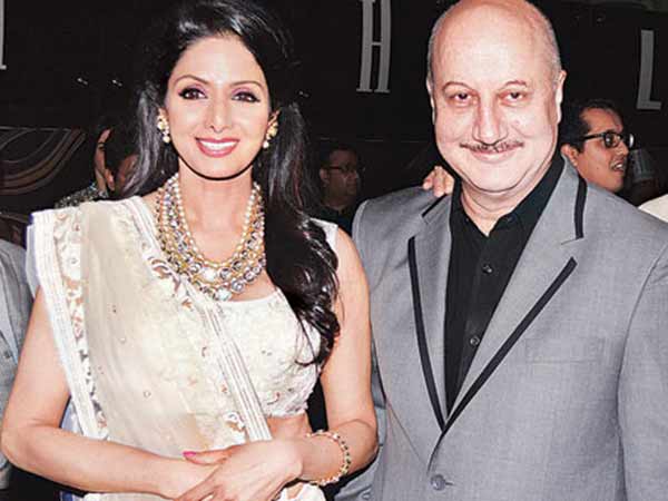 Anupum Kher condolences for Sridevi's demise Anupum Kher condolences for Sridevi's demise