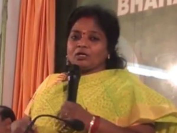 Tamilisai soundarrajan going to meet PM today at Raj bhavan Tamilisai soundarrajan going to meet PM today at Raj bhavan