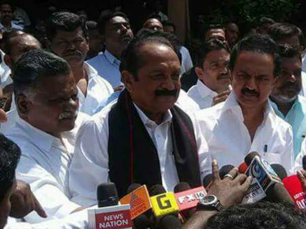 முரசொலி விழாவில் பங்கேற்ற வைகோ