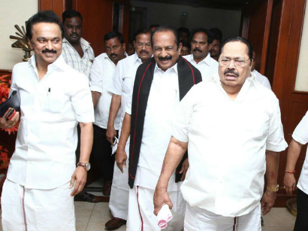 அறிவாலயத்தில் வைகோ