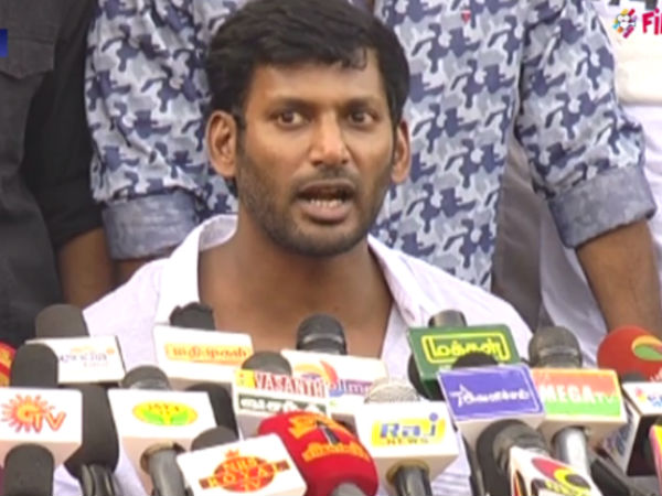 Actor Vishal says that he will decide about starting political party Actor Vishal says that he will decide about starting political party