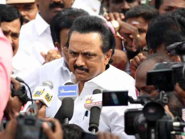 Stalin welcomes ADMK MP Muthukaruppan Resignation announcement Stalin welcomes ADMK MP Muthukaruppan Resignation announcement