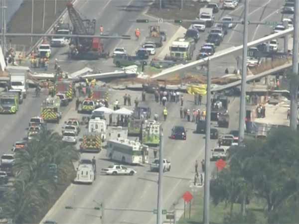 At least Six dead in Florida university bridge collapse At least Six dead in Florida university bridge collapse