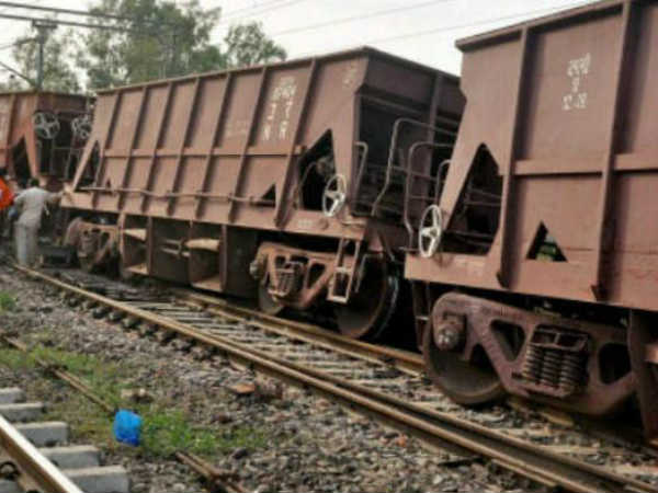 Goods Train derailed at Arakkonam train timings changed Goods Train derailed at Arakkonam train timings changed