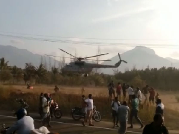 Defence Minister Nirmala Seetharaman says that ALH helicopter will help in Theni rescue operation Defence Minister Nirmala Seetharaman says that ALH helicopter will help in Theni rescue operation