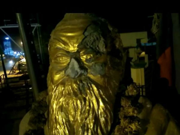 Muthuraman the BJP leader who damaged the Periyar statue removed from the party Muthuraman the BJP leader who damaged the Periyar statue removed from the party