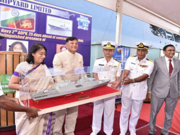 India Delivers Patrol Vessel to Sri Lankan Navy India Delivers Patrol Vessel to Sri Lankan Navy