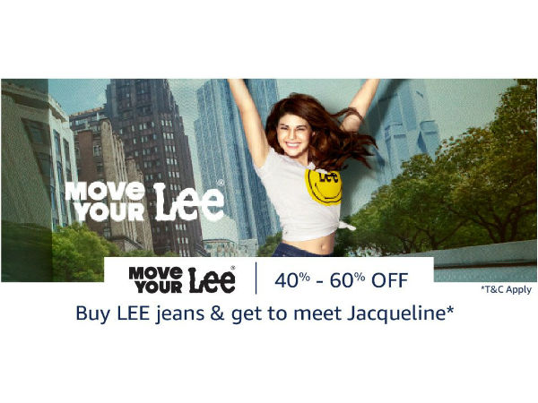 Want 60% Off on Your Next Order? Denim Fest at Amazon* (Chance to Meet Jacqueline Fernandez) Want 60% Off on Your Next Order? Denim Fest at Amazon* (Chance to Meet Jacqueline Fernandez)