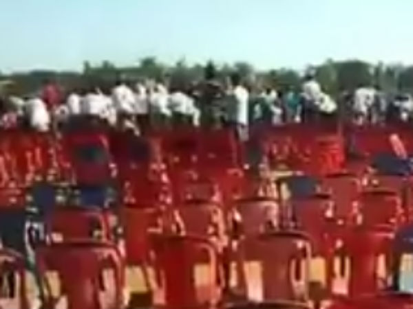 No crowd in Modi's Karnataka election rally No crowd in Modi's Karnataka election rally