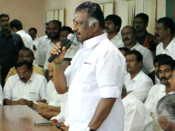 OPS speaks in one year complete celebration of the Tamil Nadu govt OPS speaks in one year complete celebration of the Tamil Nadu govt