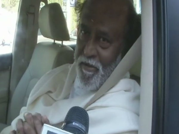 Rajinikanth says that he is in spiritual tour won't talk about politics Rajinikanth says that he is in spiritual tour won't talk about politics