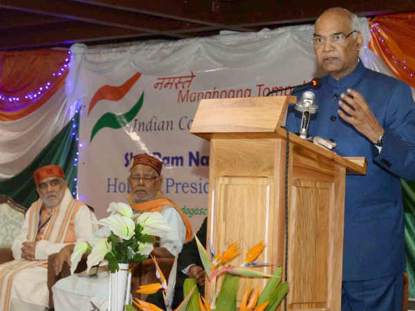 President Ramnath Kovind twitted in Tami President Ramnath Kovind twitted in Tami