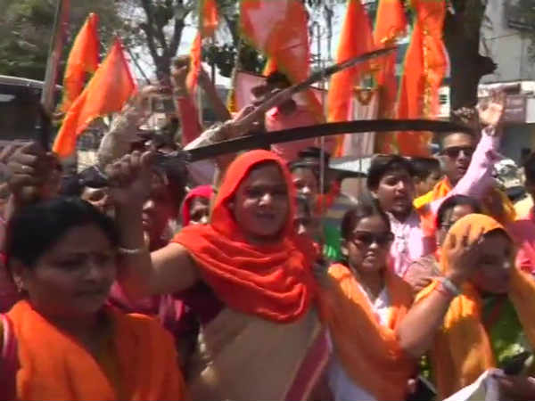 Hindutva outfits carry RamNavami procession Hindutva outfits carry RamNavami procession