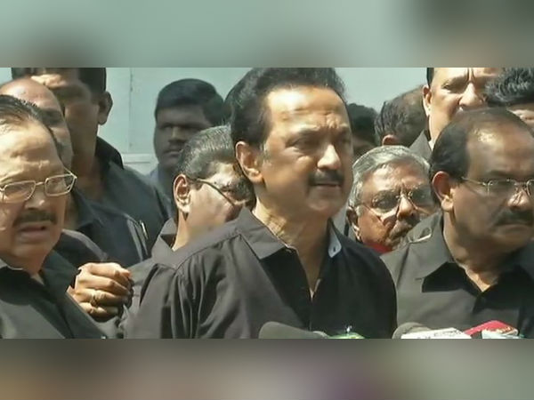 DMK walks out from Assembly DMK walks out from Assembly