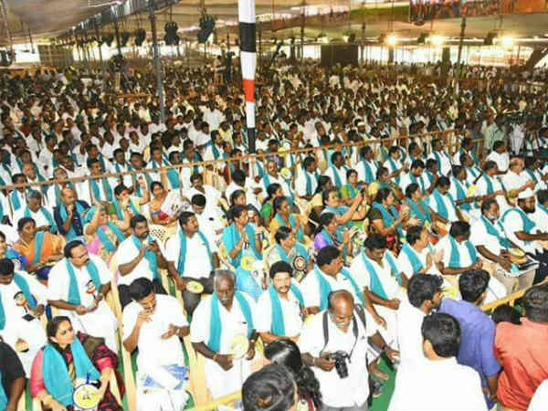 TTV Dinakaran protest in Tanjore for Cauvery Management board TTV Dinakaran protest in Tanjore for Cauvery Management board