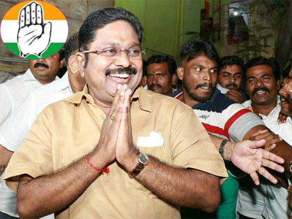 Cong. to join hands with Dinakaran party? Cong. to join hands with Dinakaran party?