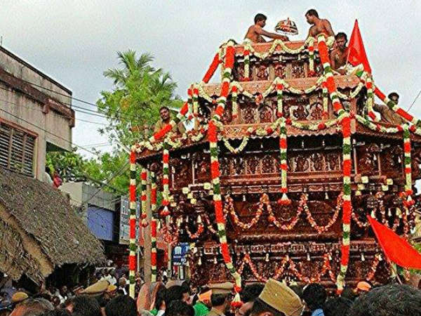 Temple festival in Thanjavur Big Temple Temple festival in Thanjavur Big Temple