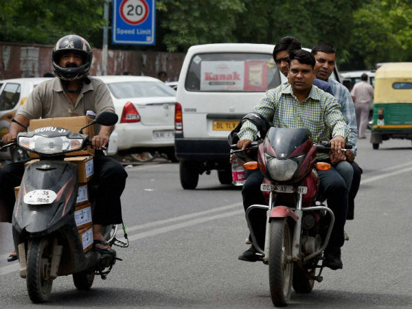 Hyderabad police gave shock to bike rider Hyderabad police gave shock to bike rider