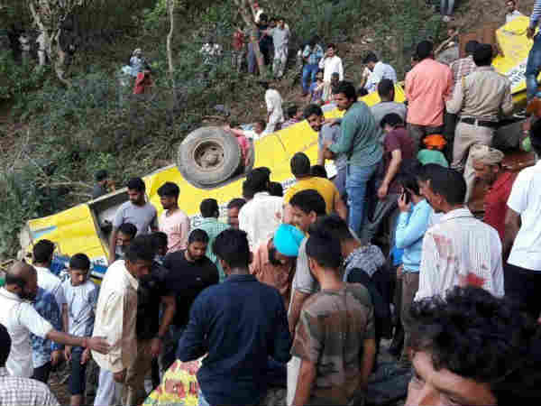 A School bus fell down in gorge at Himachal: 30 dead A School bus fell down in gorge at Himachal: 30 dead