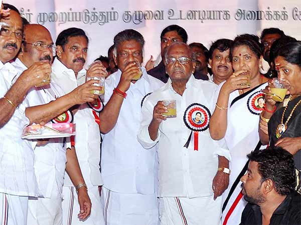 ADMK hunger strike ends ADMK hunger strike ends