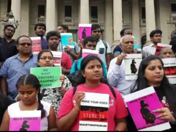 Australian Tamils Protest for Cauvery and Sterlite issues Australian Tamils Protest for Cauvery and Sterlite issues