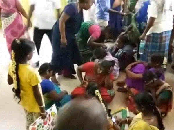 Accident at bus near Panruti-20 injured Accident at bus near Panruti-20 injured