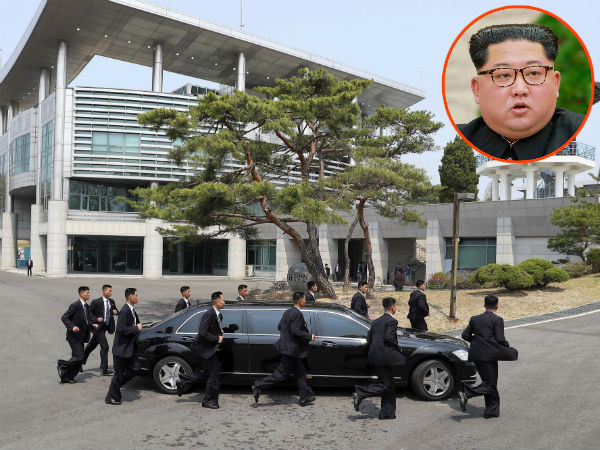 Heavy security for north korea president kim Jong un Heavy security for north korea president kim Jong un