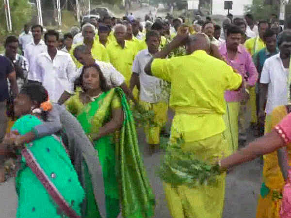 Unique festival near Krishnagiri Unique festival near Krishnagiri