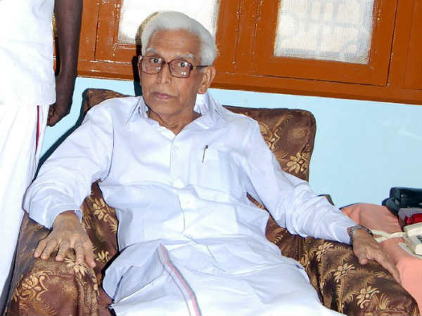 Former minister S Madhavan passes away Former minister S Madhavan passes away