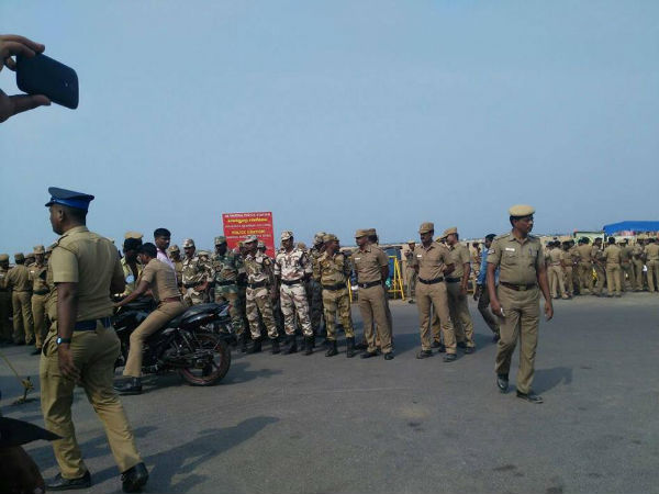 Announcement of places of struggle in Chennai Announcement of places of struggle in Chennai