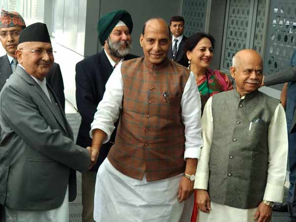 Nepal PM Sharma Oli arrives in India Nepal PM Sharma Oli arrives in India