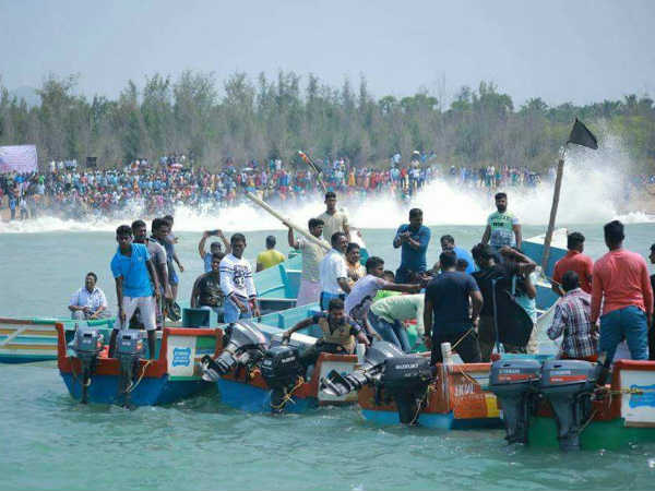 Public protest against the Kovalam project Public protest against the Kovalam project