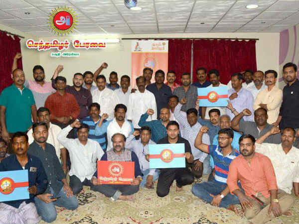 Protest took place in Saudi against delaying to set up Cauvery management Protest took place in Saudi against delaying to set up Cauvery management