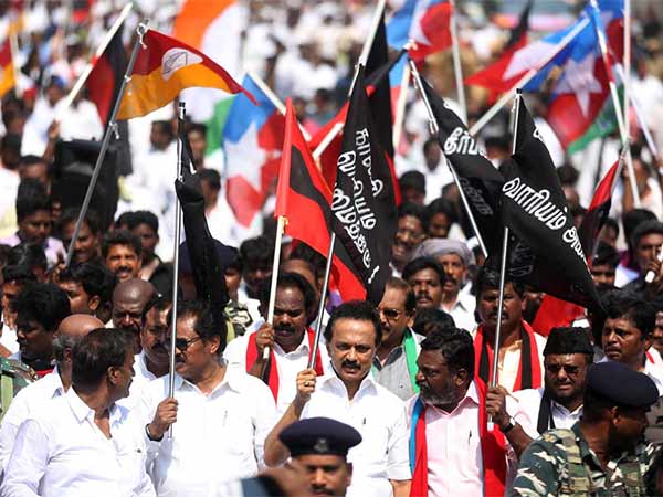 Police filed case against DMK Acting chief MK Stalin Police filed case against DMK Acting chief MK Stalin
