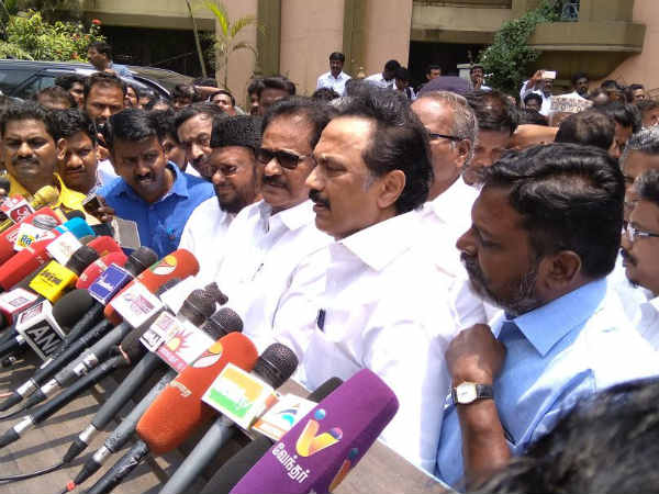 DMK convenes All Party meeting in Anna Arivalayam DMK convenes All Party meeting in Anna Arivalayam
