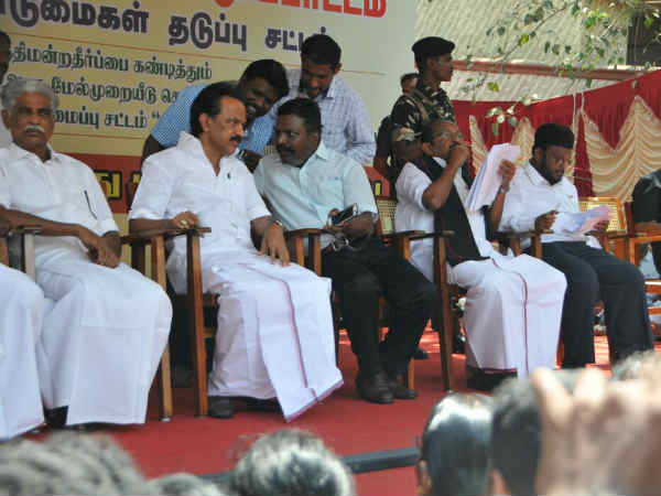 Stalin says that human chain protest will be done on April 23 Stalin says that human chain protest will be done on April 23