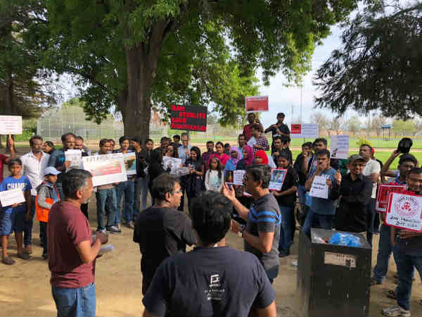 America SanFransisco Tamils Protesting against Sterlite America SanFransisco Tamils Protesting against Sterlite