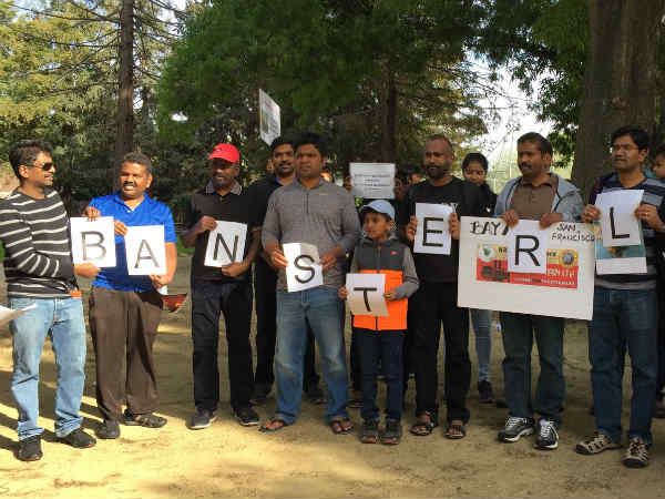 America SanFransisco Tamils Protesting against Sterlite America SanFransisco Tamils Protesting against Sterlite