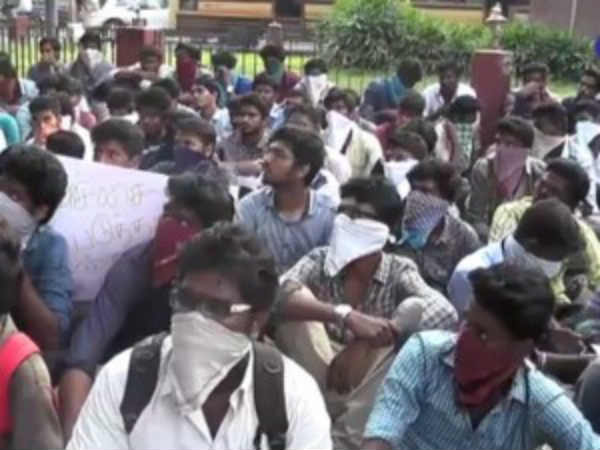 Cauvery management board: Students protest in Delta district Cauvery management board: Students protest in Delta district
