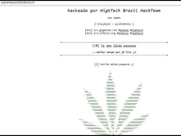 Unknown Brazil group hacked India Supreme Courts Official website Unknown Brazil group hacked India Supreme Courts Official website