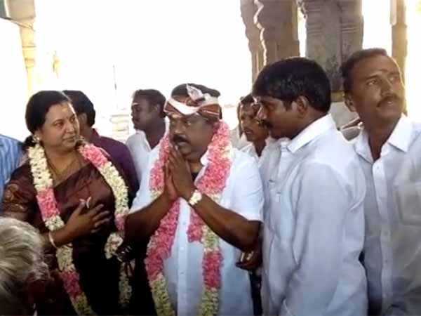 Want voice.. Vijayakanth goes Oosai Nayagi Amman Temple Want voice.. Vijayakanth goes Oosai Nayagi Amman Temple