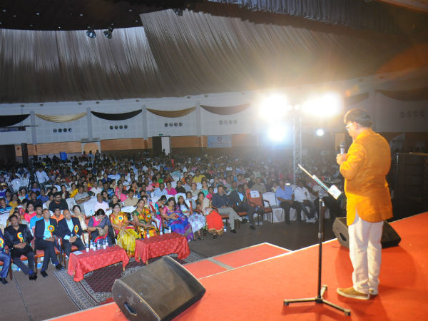 Director K Bhagyaraj Awarded with Life time Achiever award at Muscat Director K Bhagyaraj Awarded with Life time Achiever award at Muscat