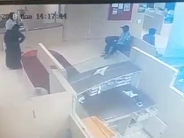 CCTV scene of robbery Madurai Branch of Indian bank CCTV scene of robbery Madurai Branch of Indian bank