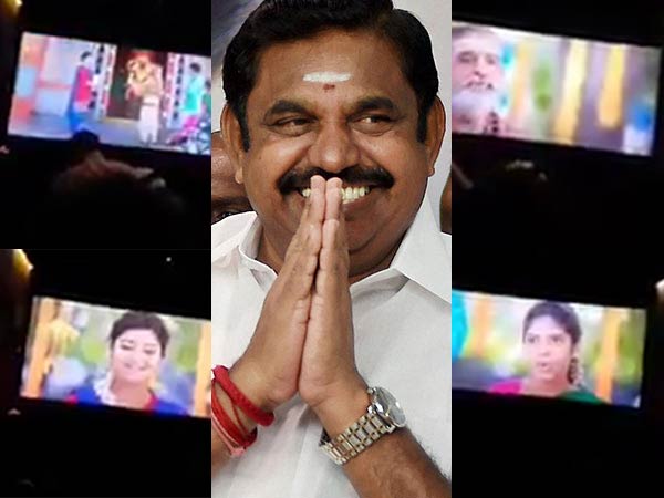 Edappadi Palanisamys video stops in theatre, says Jayakumar Edappadi Palanisamys video stops in theatre, says Jayakumar